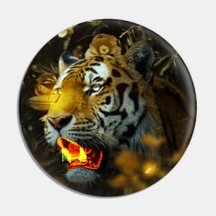 Gold Tiger Pin