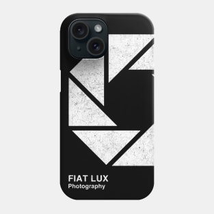 Fiat Lux / Minimalist Graphic Artwork Design Phone Case