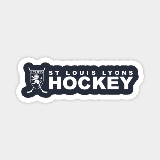 Women hockey and sometimes aquariums Magnet