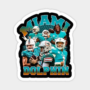 Miami Dolphins Graphic Tee Magnet