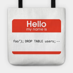 SQL Injection Attack Tote