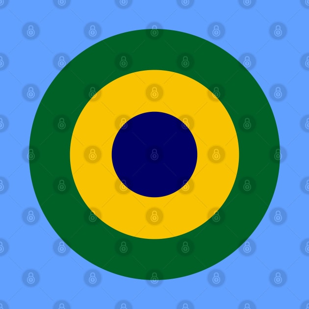 Brazil Air Force Roundel by Lyvershop