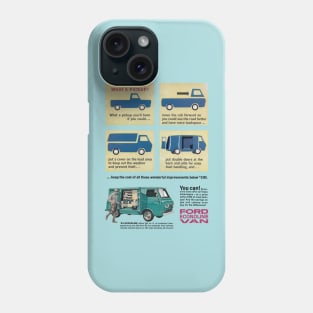 FORD ECONOLINE VAN - advert Phone Case