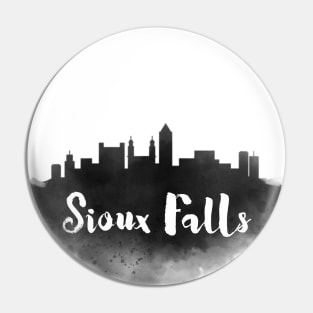 Sioux Falls watercolor Pin