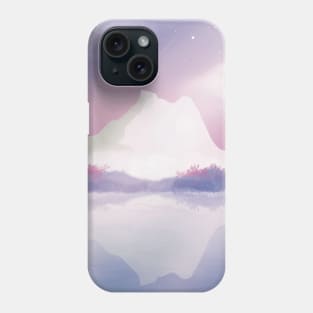 Beautiful Purple Snow Mountain Phone Case