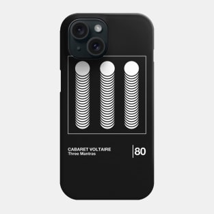 Cabaret Voltaire / Minimal Style Graphic Artwork Design Phone Case