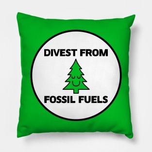 Divest From Fossil Fuels - Renewable Energy Pillow