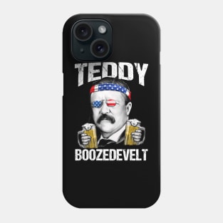 Teddy Boozedevelt Theodore Roosevelt 4th Of July Phone Case