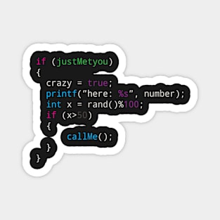 Programmer Dating source code for your number Magnet