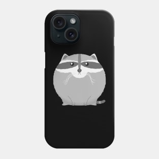 Sfurical round raccoon trash panda Phone Case