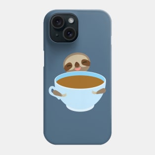 sloth, coffee cup, sloffee Phone Case