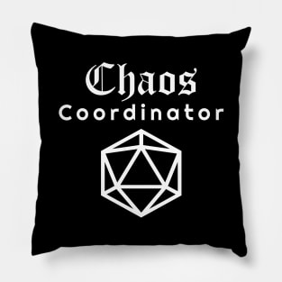 D20 DM Chaos Coordinator Pillow