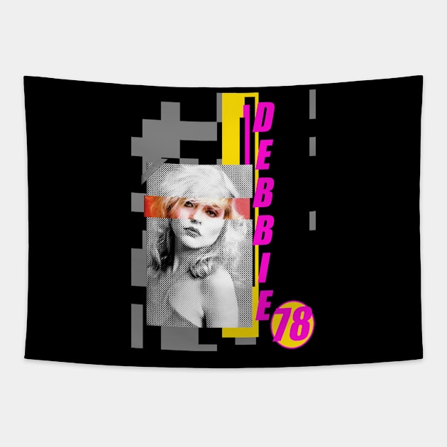 Debbie Harry 78 Design Tapestry by HellwoodOutfitters