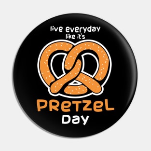 Pretzel Day Pin