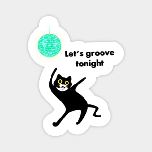 Cat dancing Magnet