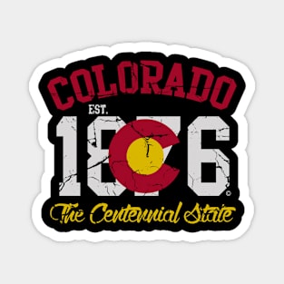 Colorado 1876 The Centennial State Magnet