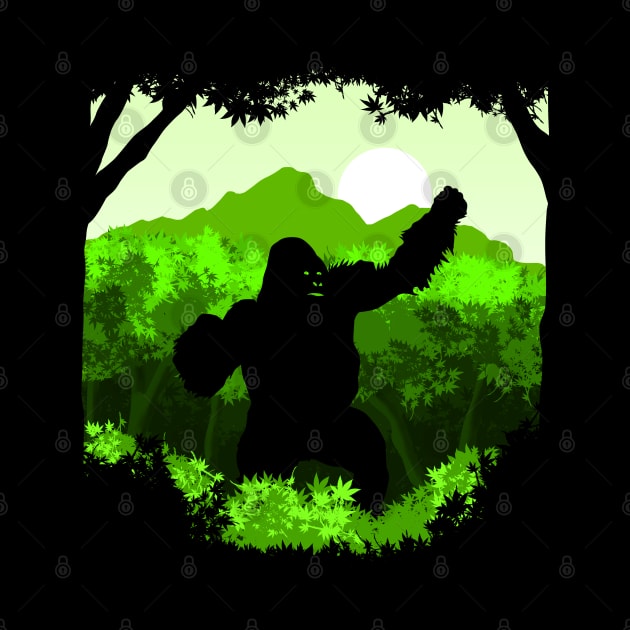 Gorilla in The Woods by nickbeta