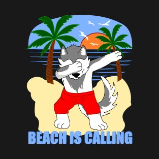 Summer Beach is calling Kids DAB Wolf T-Shirt