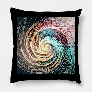 Spiral Art. Pillow