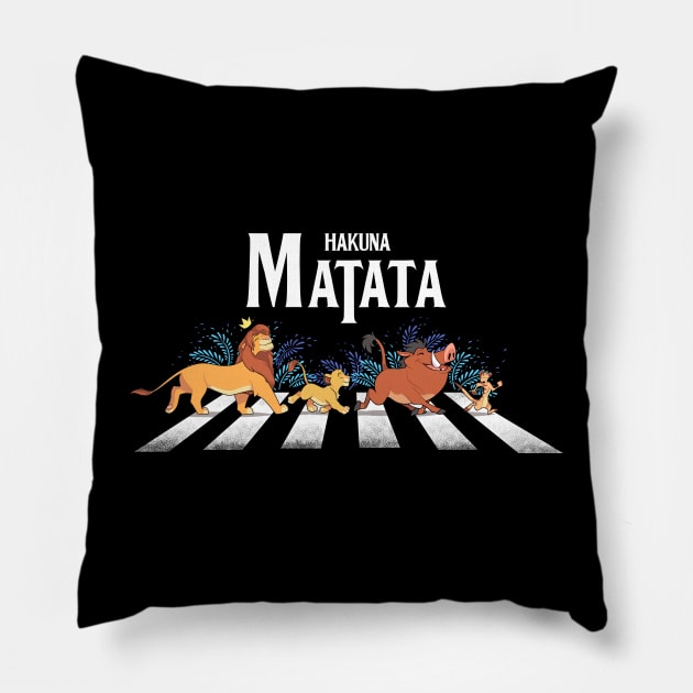 Matata Road Pillow by douglasfeer