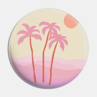 Palm trees sunset Pin