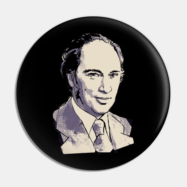 Pierre Trudeau Pin by Ed Labetski Art