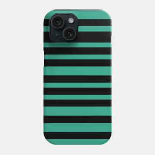 Sage green minimalist stripes pattern Phone Case