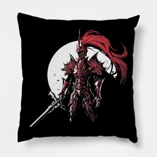 solo leveling igris red armor Pillow