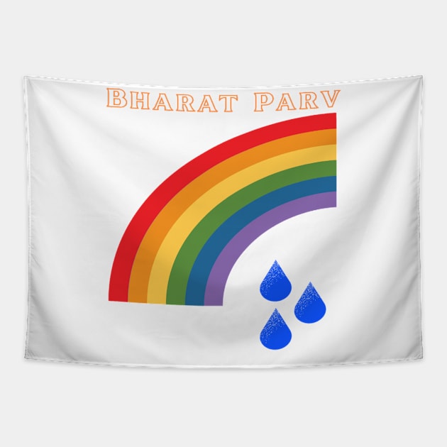 Bharat Parv - Rainbow Tapestry by Bharat Parv