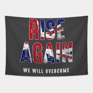 United Kingdom Rise Again We Will Overcome Tapestry