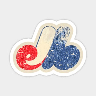 Montreal Expos Baseball Magnet
