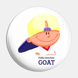 Pablo Sanchez Goat Backyard Baseball Pin