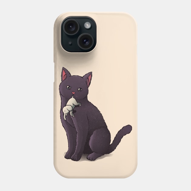 Giant Cat, Tiny Elephant by Tobe Fonseca Phone Case by Tobe_Fonseca