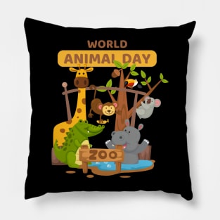 World animal day Pillow