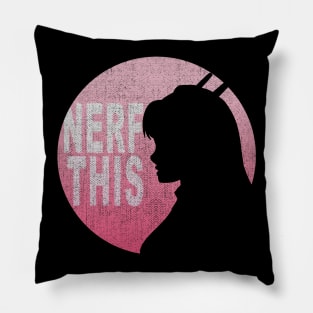 Overwatch D.Va Silhouette Pillow