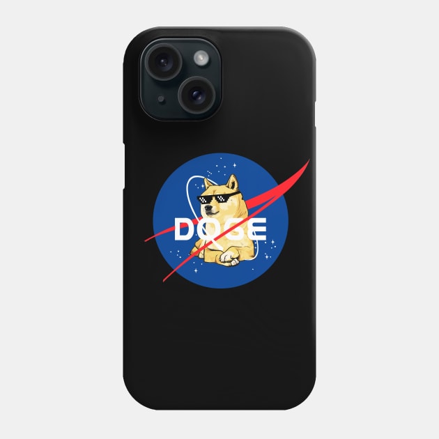 Space Doge Phone Case by TEEVEETEES