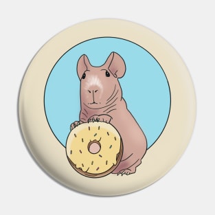 Skinny Pig With Doughnut Pin