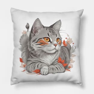 Elegant cat Pillow