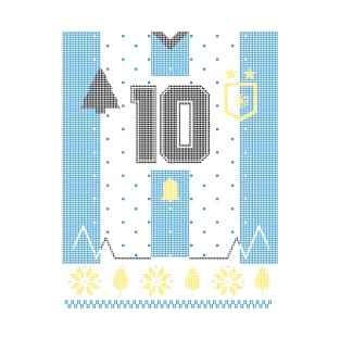 Argentina Soccer Lionel Messi number 10 T-Shirt