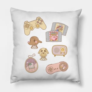 cozy gaming 6 Pillow