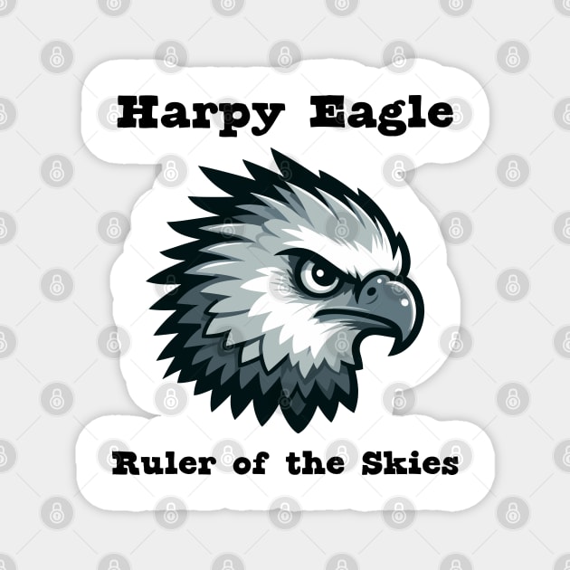 Harpy Eagle Magnet by dinokate