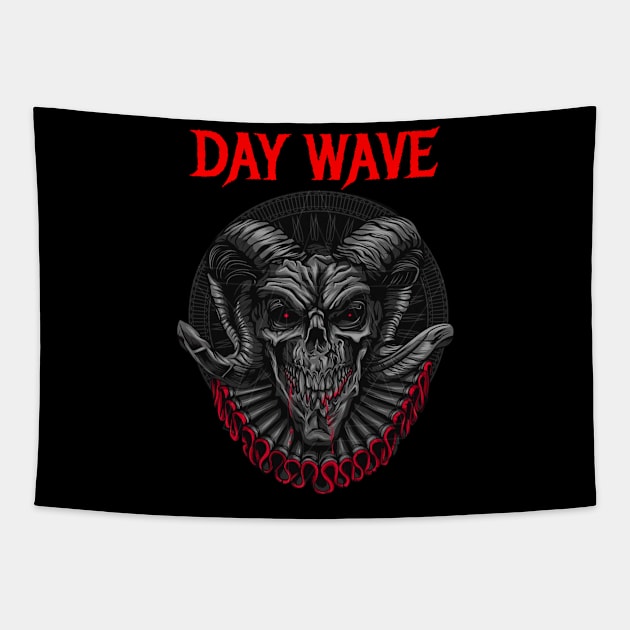 DAY WAVE BAND Tapestry by Angelic Cyberpunk