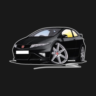 Honda Civic Type-R (FN2) Black T-Shirt