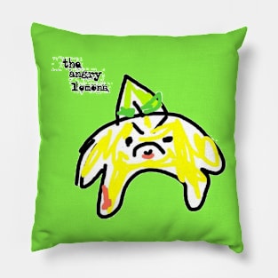 the Angry Lemons Pillow