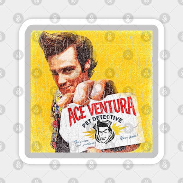 Vintage Ace Ventura Pet Detective Magnet by Baharnis