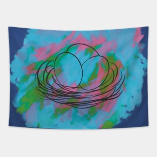 Easter egg paint Tapestry