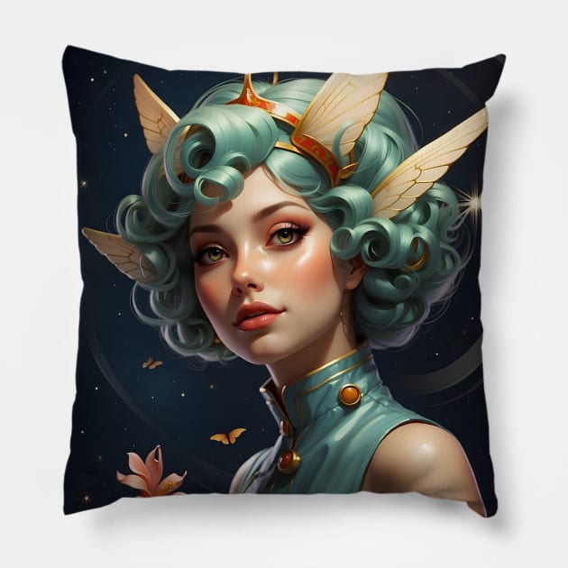 Space Fairy Pillow by VivaLaRetro