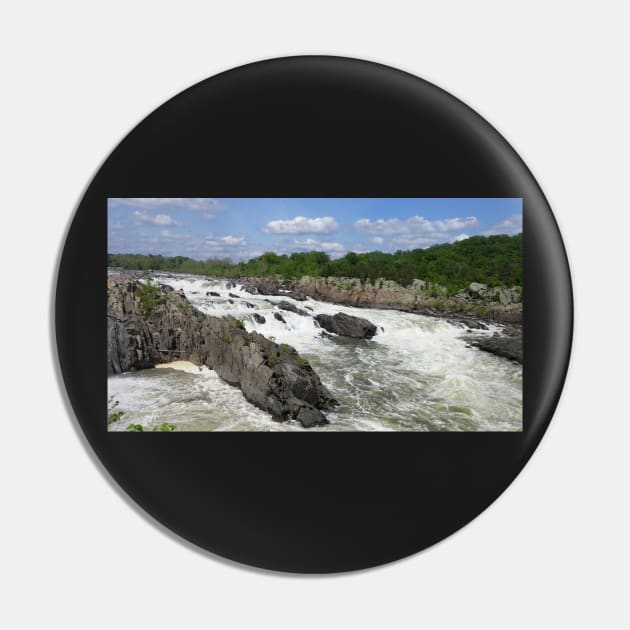 Great Falls Overlook Pin by Elizabeths-Arts