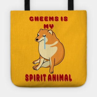 CHEEMS IS MY SPIRIT ANIMAL Tote