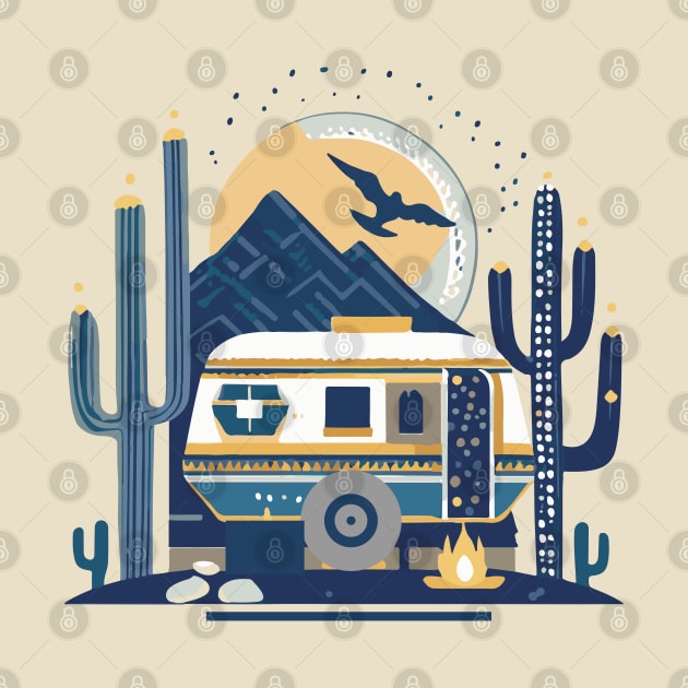 Desert Camping by Midcenturydave